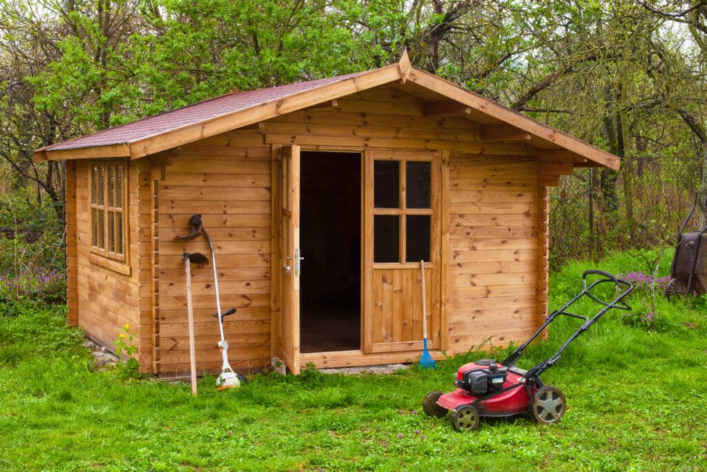 Utilisez votre abri de jardin