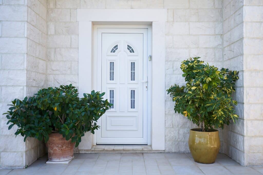 Pourquoi mettre une plante devant la porte d'entrée ?